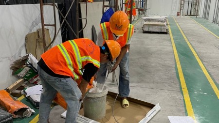 Showroom trưng bày gạch