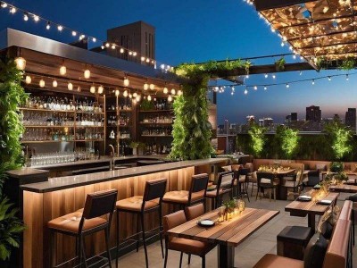 Thiết Kế Cafe Rooftop: 15+ Mẫu Đẹp, Ấn Tượng & Thu Hút Khách