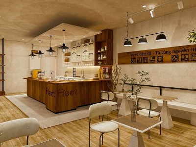 Thiết Kế Quán Trà Sữa 50m2: Bố Trí Không Gian Chuẩn, Tối Ưu Vận Hành