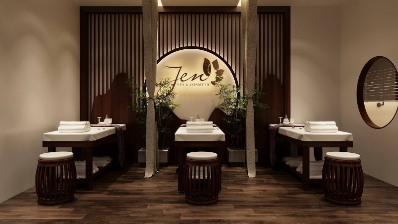 Các mẫu thiết kế spa đẹp theo phong cách Nhật