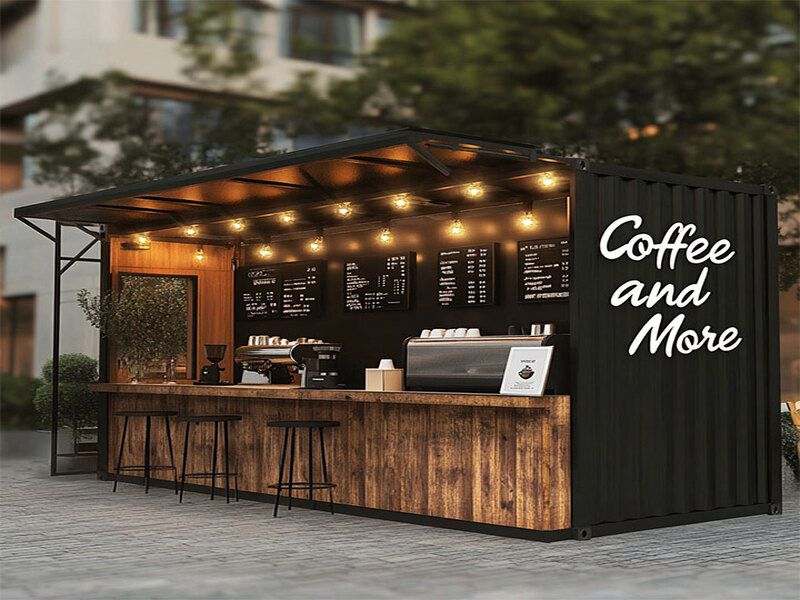Mô Hình Cà Phê Container