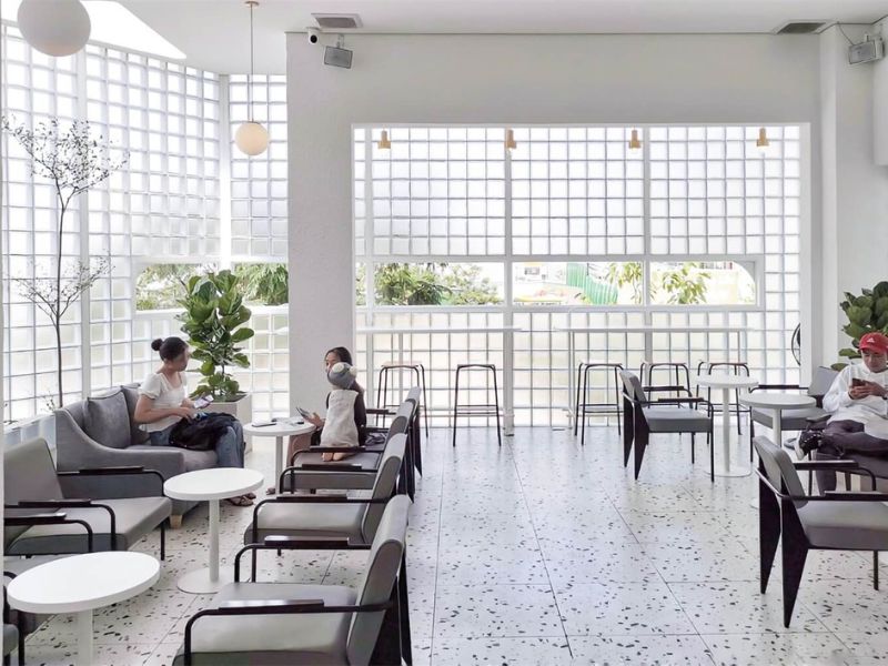 Biến Mặt Bằng Thành Quán Cafe Hiện Đại, Tối Giản