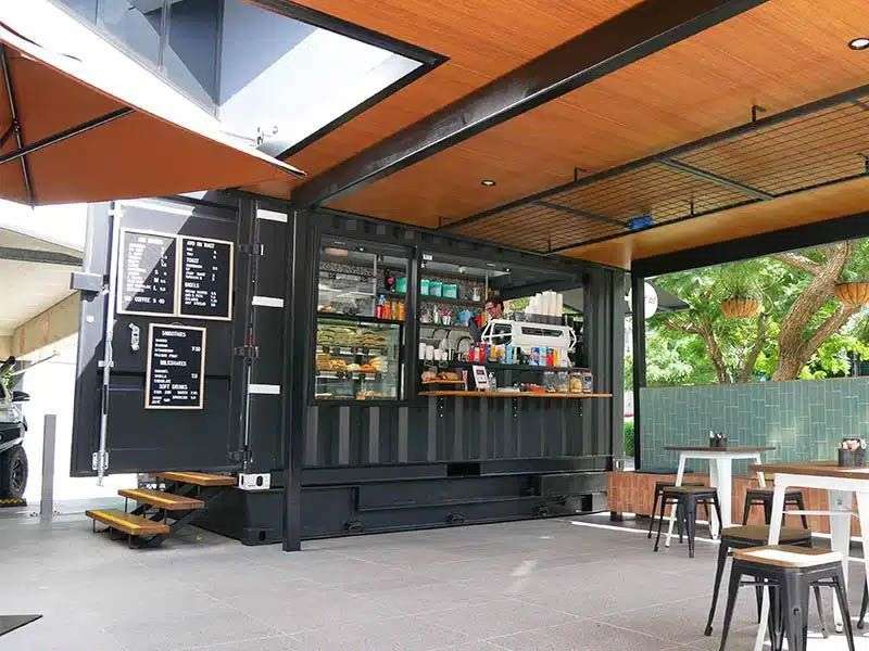 Decor Quán Cà Phê Container Nhỏ