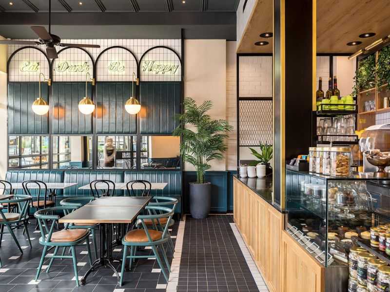 Decor Quán Cà Phê Kết Hợp Bánh Ngọt