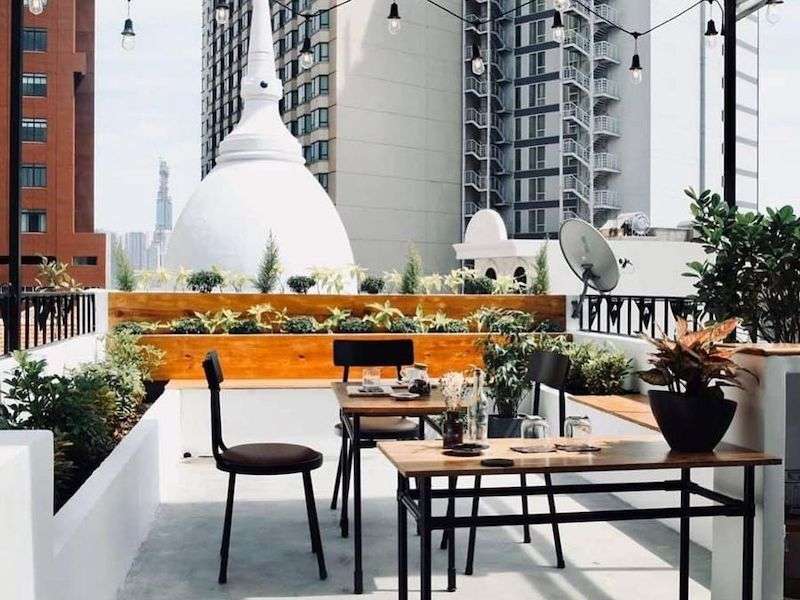 Decor Quán Cà Phê Rooftop Diện Tích Nhỏ