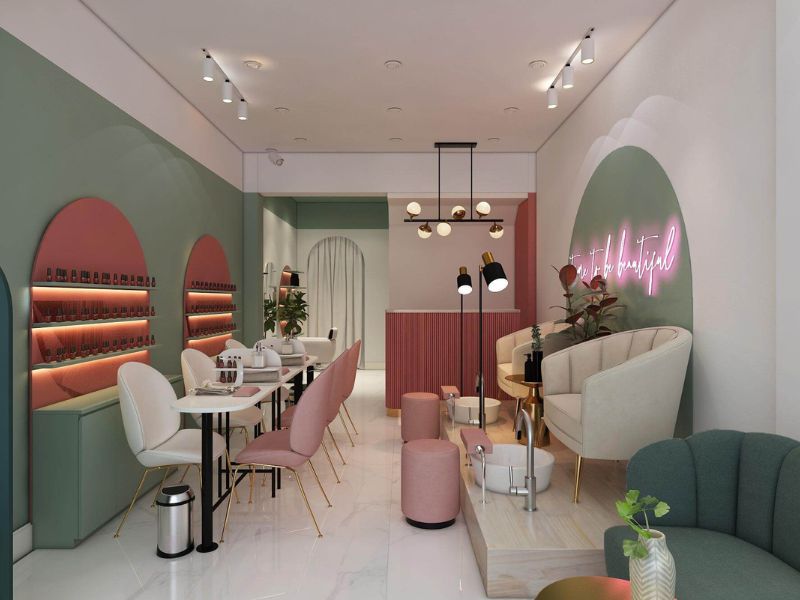 Decor tiệm nail là gì?