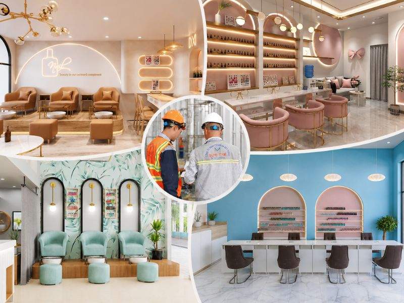 Lựa Chọn Mặt Bằng Và Thiết Kế Tiệm Nail