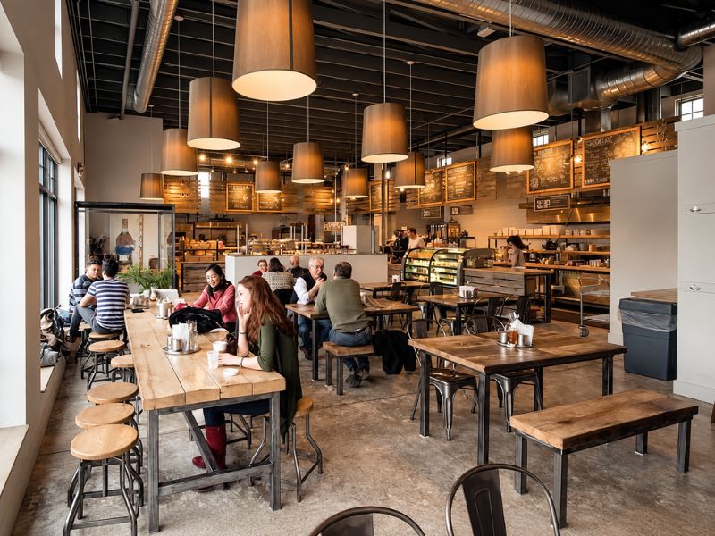 Cafe Bánh Ngọt Kết Hợp Không Gian Làm Việc