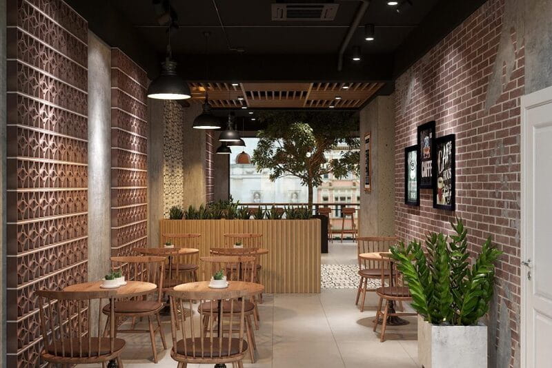 Nội thất quán cafe trọn gói​