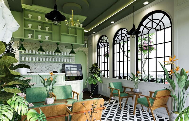 Nội thất quán cafe trọn gói​