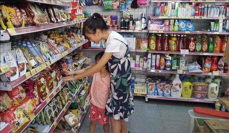 Mẫu cửa hàng nhỏ, tối ưu diện tích