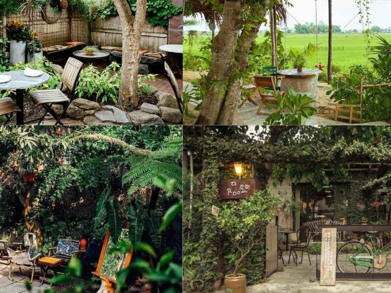 Setup Quán Cafe Sân Vườn Theo Phong Cách Tropical