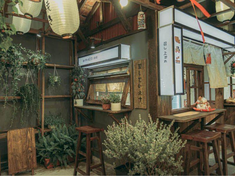 Setup Quán Cafe Sân Vườn Theo Phong Cách Zen Nhật Bản