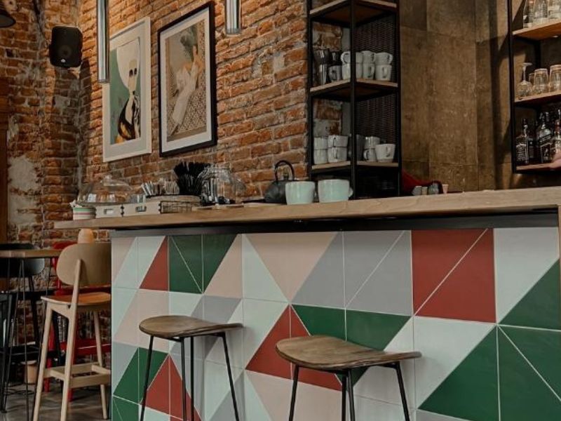 Setup Quán Trà Sữa Nhỏ Vintage