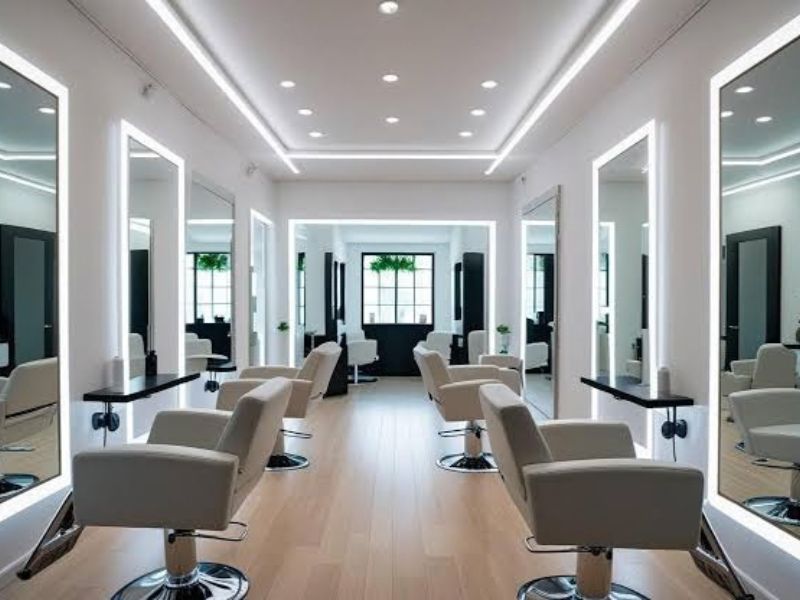 Kỹ Thuật Điện Nước, Ánh Sáng Khi Setup Salon Tóc