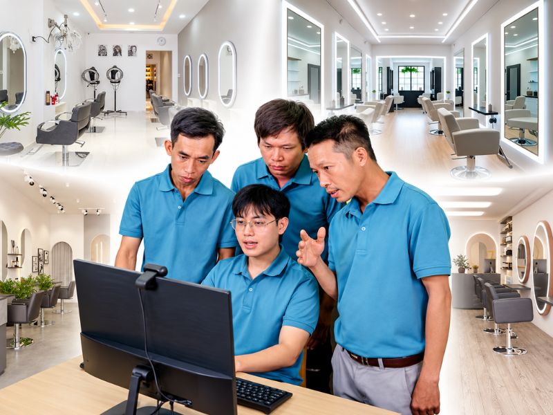 Vì Sao Nên Chọn Sức Trẻ Setup Để Setup Salon Tóc Trọn Gói