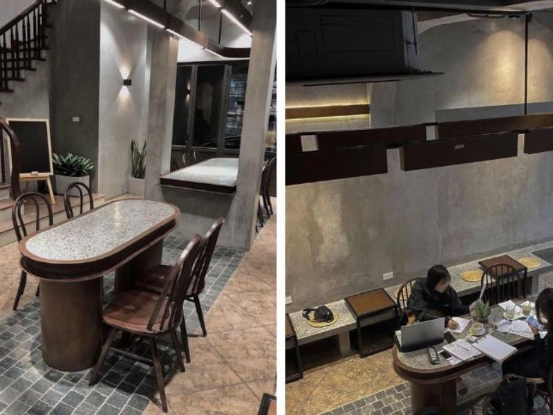 Thiết Kế Quán Cafe 100m2 Phong Cách Industrial