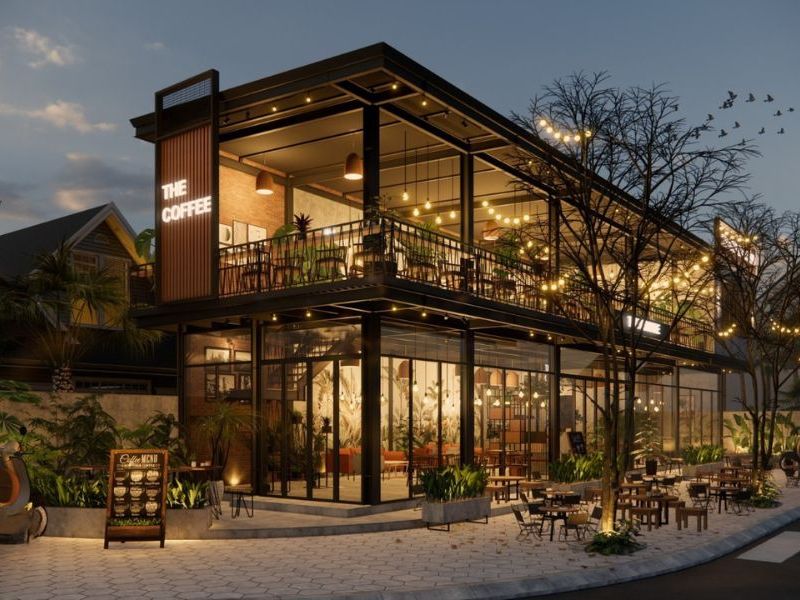 Thiết Kế Quán Cafe 2 Tầng Là Gì Và Vì Sao Ngày Càng Được Ưa Chuộng?