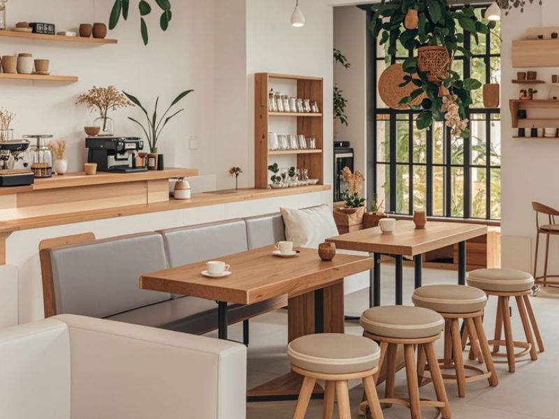 Những Mẫu Thiết Kế Quán Cafe 50m2 Đẹp Và Dễ Ứng Dụng