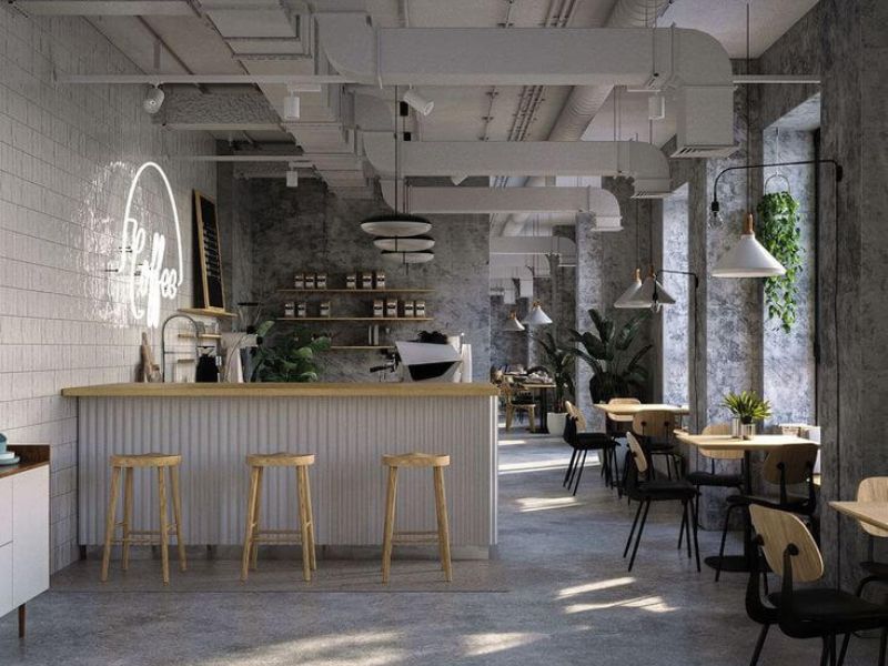 Những Mẫu Thiết Kế Quán Cafe 50m2 Đẹp Và Dễ Ứng Dụng
