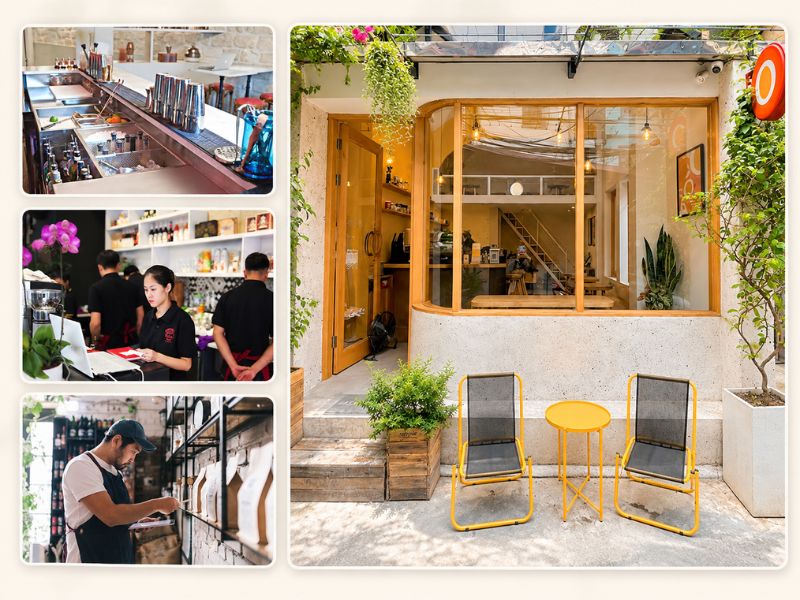 Nguyên Tắc Bố Trí Công Năng Khi Thiết Kế Quán Cafe Mặt Tiền 5m
