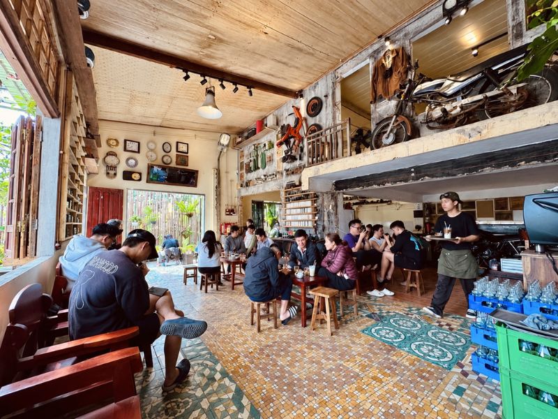 Bố Cục Công Năng Quán Cafe Phong Cách Vintage Chuẩn Vận Hành