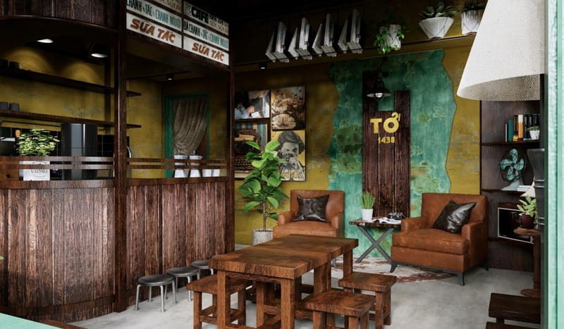 Thiết kế quán cafe trọn gói