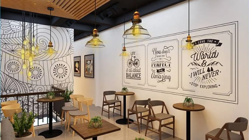 Thiết kế quán trà sữa nhỏ giá rẻ