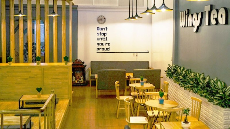 Thiết kế quán trà sữa nhỏ giá rẻ