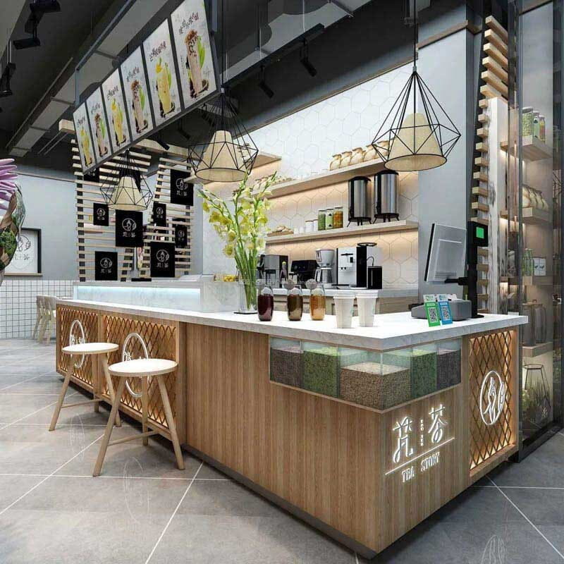Thiết kế quán trà sữa