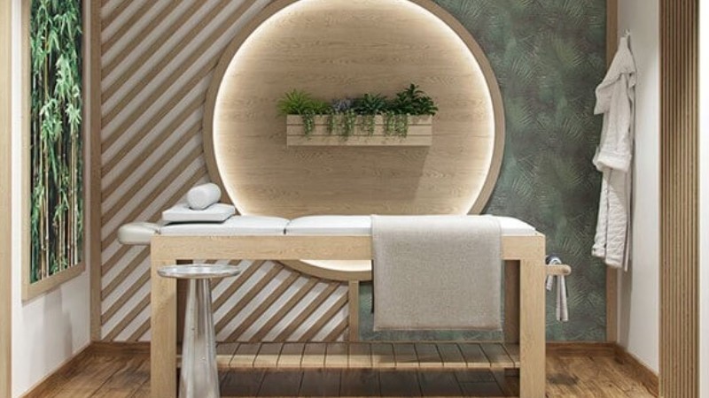 Thiết kế spa mini tại nhà theo phong cách hiện đại
