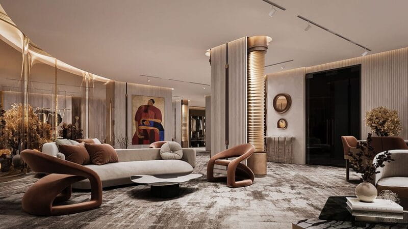 Mẫu showroom nội thất cao cấp