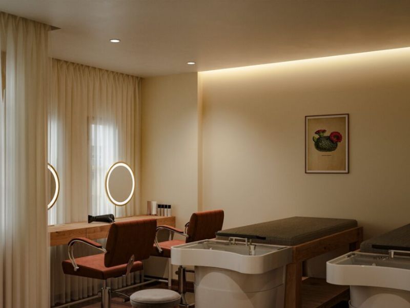 15+ Mẫu Thiết Kế Tiệm Nail Gội Đầu Đẹp Theo Từng Diện Tích