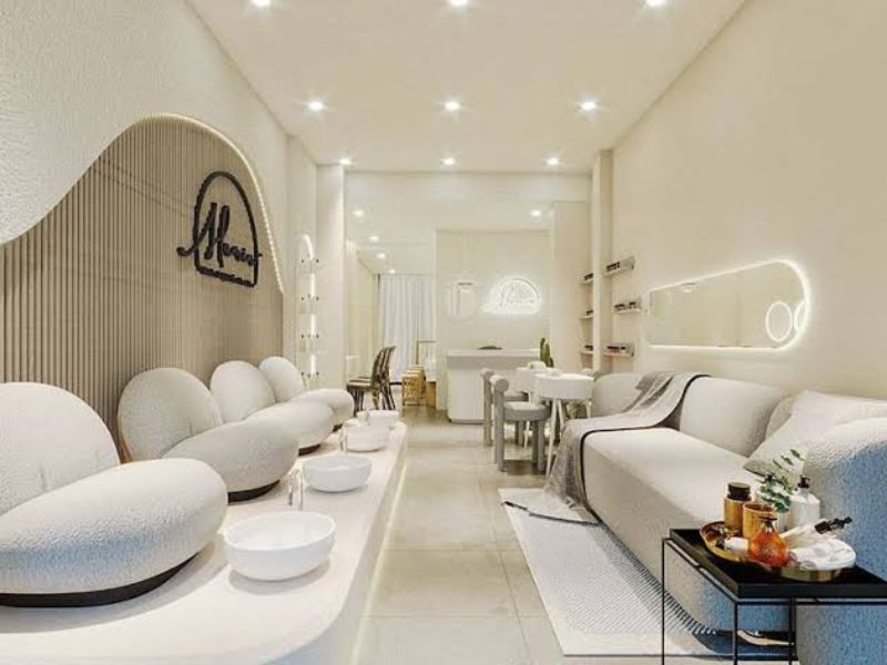 15+ Mẫu Thiết Kế Tiệm Nail Gội Đầu Đẹp Theo Từng Diện Tích