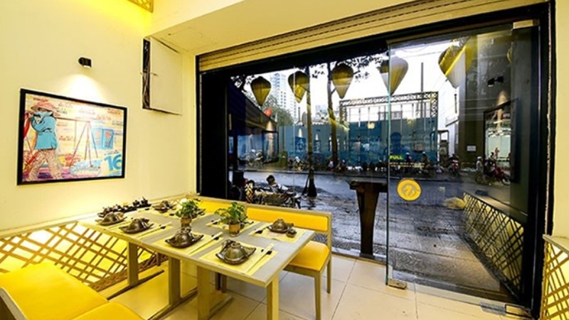 Trang trí quán ăn vặt theo phong cách hiện đại