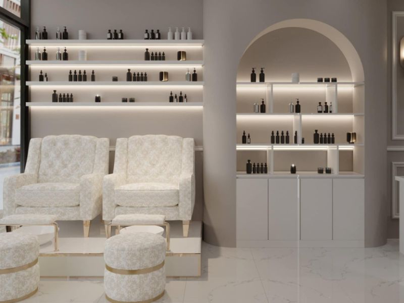 Tiệm Nail Kết Hợp Spa Mini