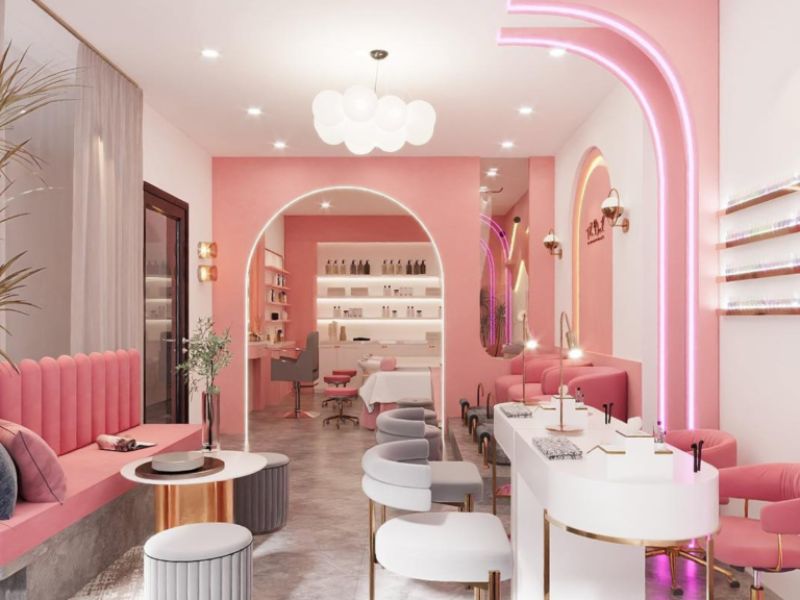 Tiệm Nail Kết Hợp Spa Mini