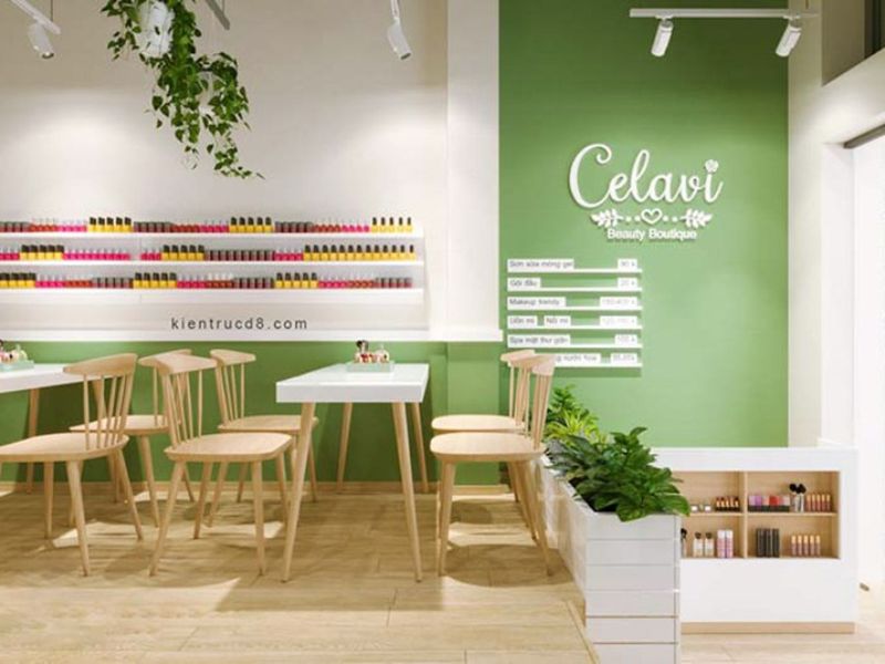 Tiệm Nail Phong Cách Hàn Quốc