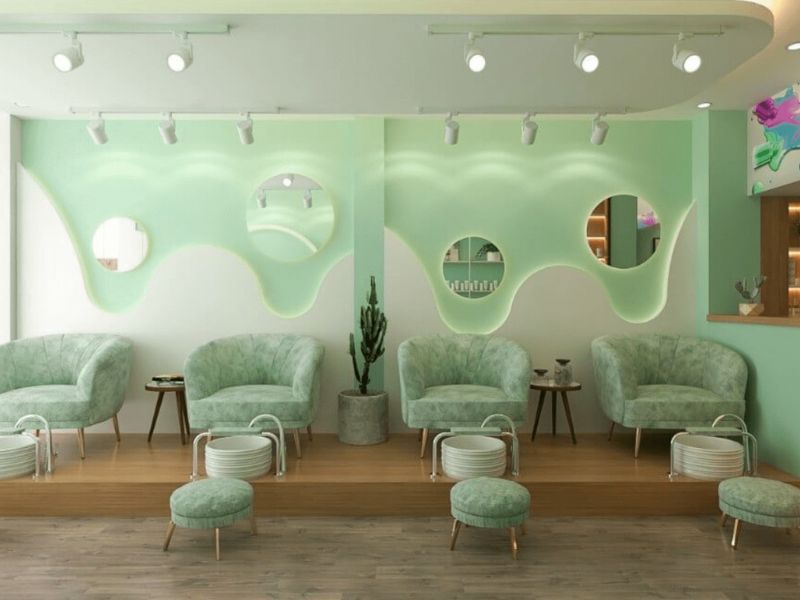 Tiệm Nail Phong Cách Hiện Đại