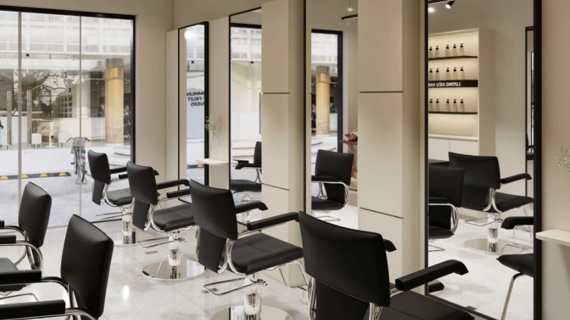 Trang trí tiệm tóc cho nữ